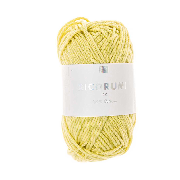 Amigurumiwolle - Rico Creative Ricorumi DK - pastellgelb - 062 Baumwollgarn Rico Design