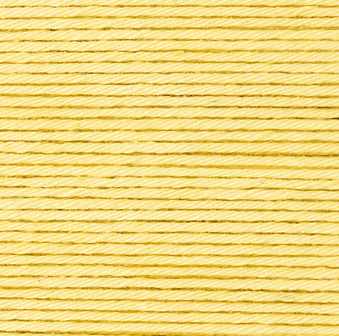 Amigurumiwolle - Rico Creative Ricorumi DK - pastellgelb - 062 Baumwollgarn Rico Design