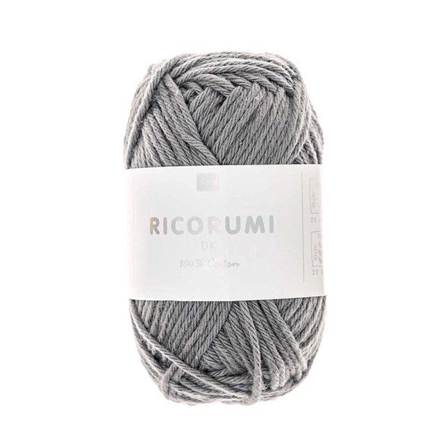 Amigurumiwolle - Rico Creative Ricorumi DK - schiefer - 080 Baumwollgarn Rico Design