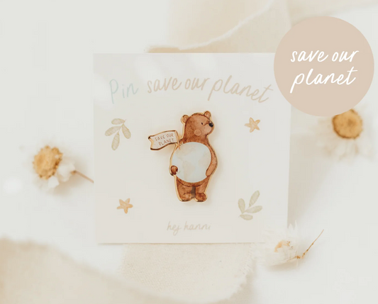 Pin Save our Planet - Malea.boutique