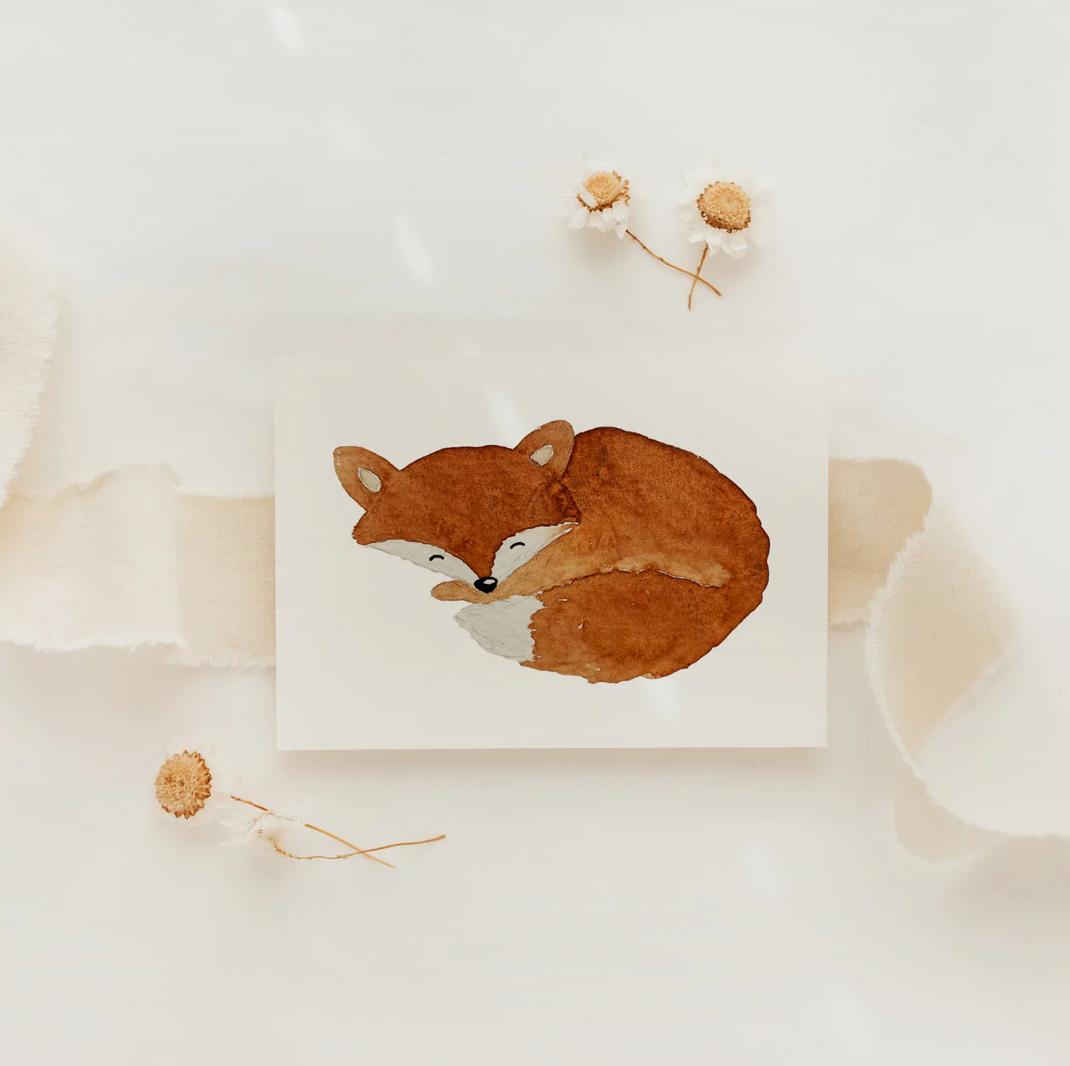 Postcard fox