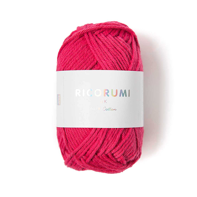 Amigurumiwolle - Rico Creative Ricorumi DK - himbeere - 013 Baumwollgarn Rico Design