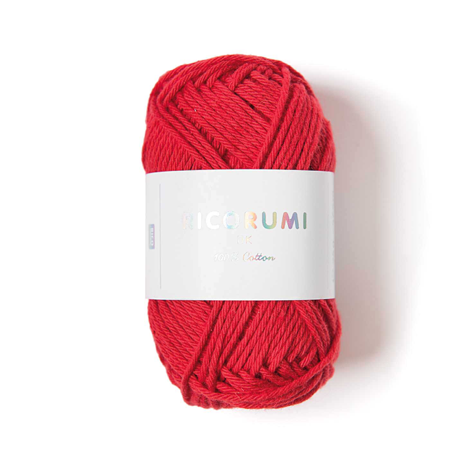 Amigurumiwolle - Rico Creative Ricorumi DK - rot - 028 Baumwollgarn Rico Design