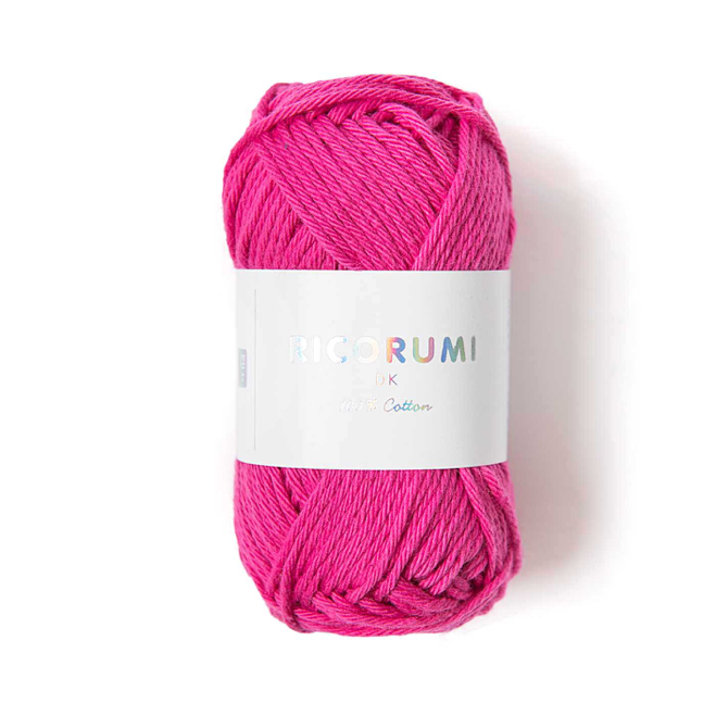 Amigurumiwolle - Rico Creative Ricorumi DK - pink - 014 Baumwollgarn Rico Design