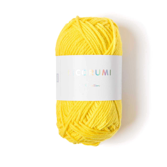 Amigurumiwolle - Rico Creative Ricorumi DK - gelb - 006 Baumwollgarn Rico Design