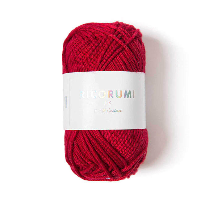 Amigurumiwolle - Rico Creative Ricorumi DK - weinrot - 029 Baumwollgarn Rico Design