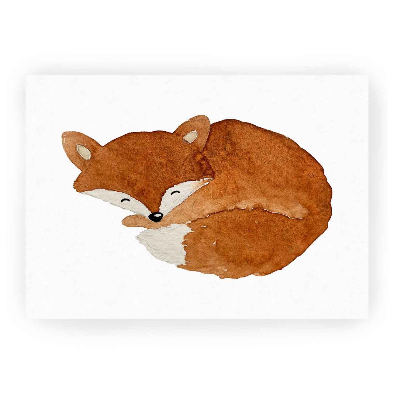 Postkarte Fuchs - Niedliche Karten für jeden Anlass - Malea.boutique