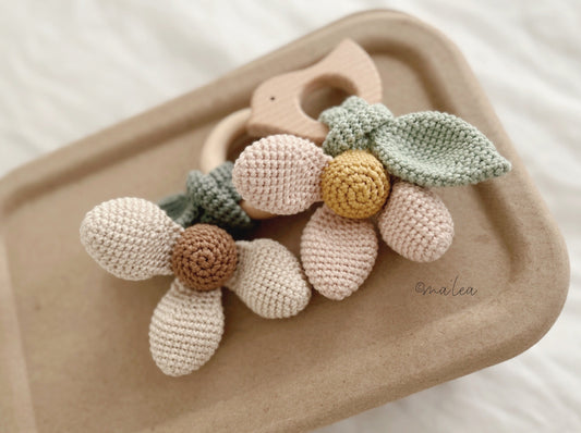 Anleitung Blumengreifling (Digital Download in Deutsch, Englisch & Französisch) Häkelanleitung ma'lea