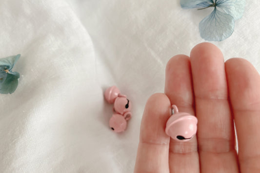 Rollenglöckchen altrosa 11 mm Glöckchen malea.boutique