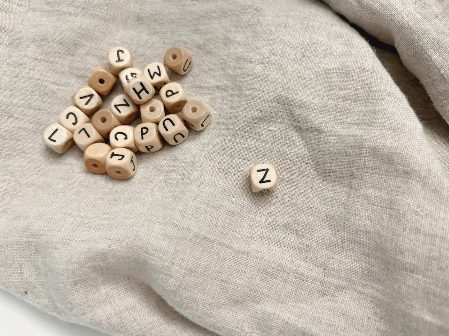 Geprägte Buchstabenwürfel, 10 mm, Z