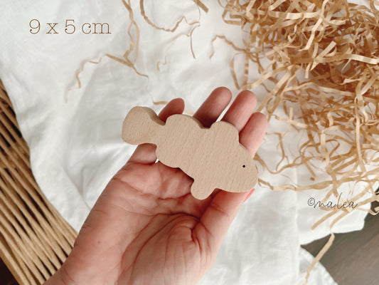 Holz Spielzeug Fisch Holzbausteine OnWoodLt