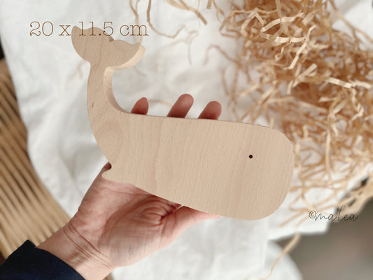 Holz Spielzeug Wal Holzbausteine OnWoodLt