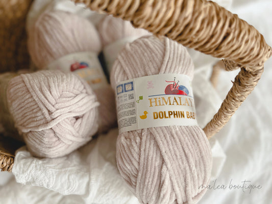 Dolphin Baby - Hellbeige 80342 Chenillegarn HiMALAYA