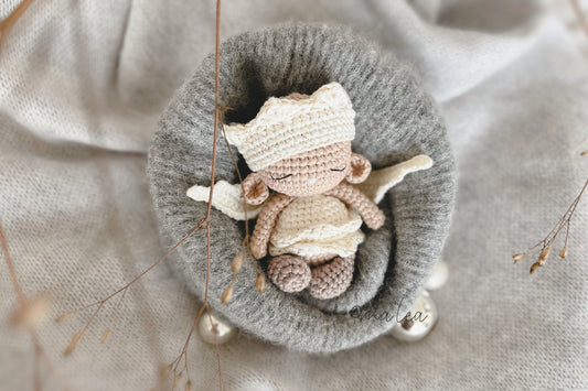 Anleitung Wichtel-Weihnachtsmaus Ella (Digital Download in Deutsch) Häkelanleitung ma'lea