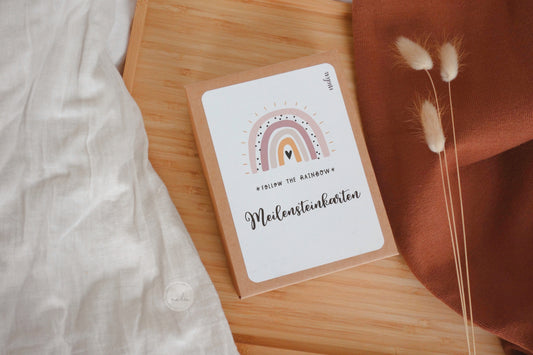 Meilensteinkarten Regenbogen Meilensteinkarten nialou