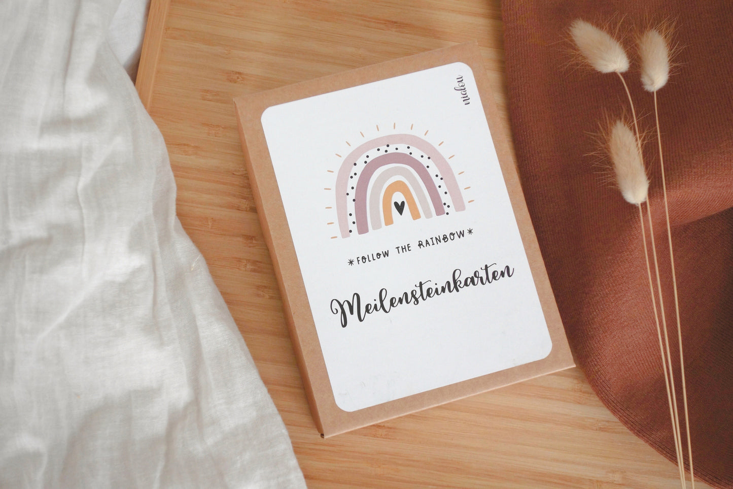 Meilensteinkarten Regenbogen Meilensteinkarten nialou