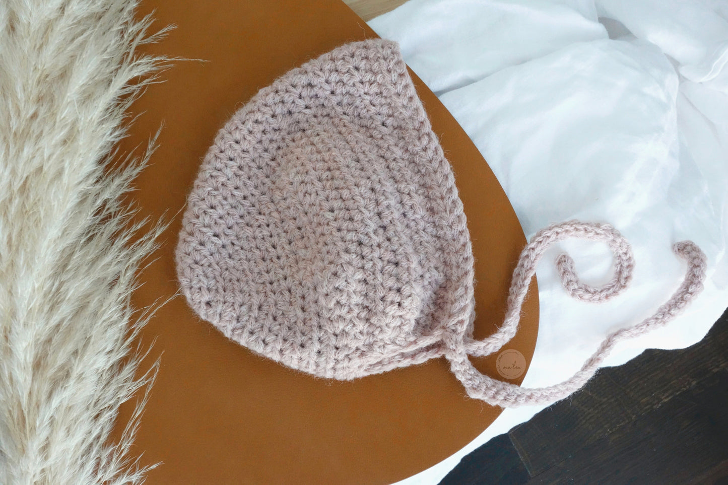 Bonnet in Puderrosa