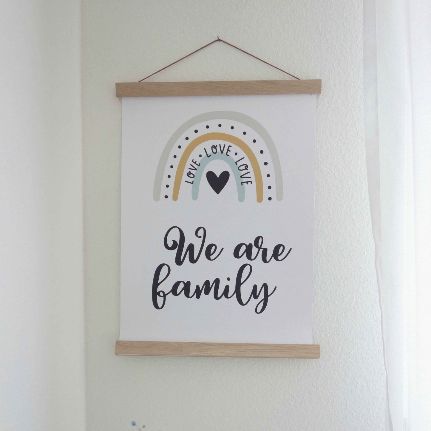 Wandbild We are family – das perfekte Familiendekor für Ihr Zuhause - Malea.boutique