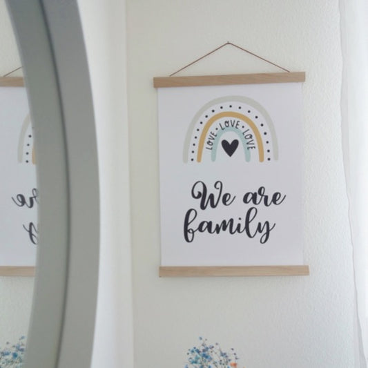Wandbild We are family Wandbild nialou