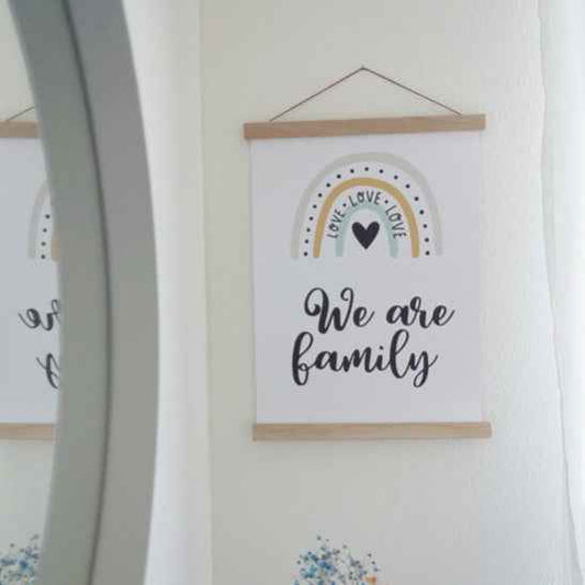 Wandbild We are family – das perfekte Familiendekor für Ihr Zuhause - Malea.boutique
