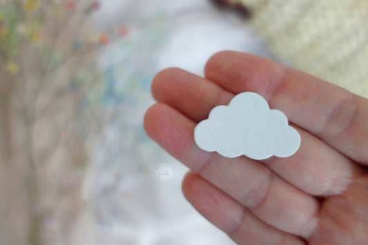 Motivperle Wolke Midi für kreative Designs und Bastelprojekte - Malea.boutique