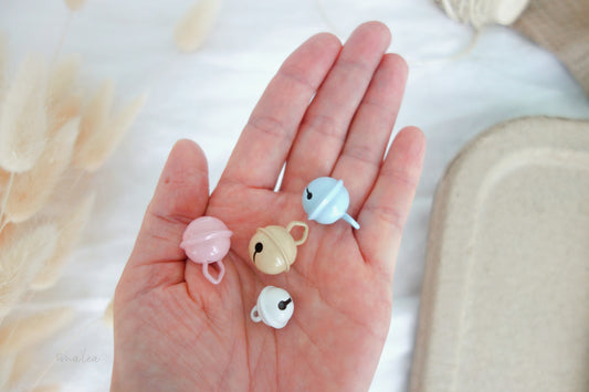 Rollenglöckchen beige 11 mm Glöckchen malea.boutique