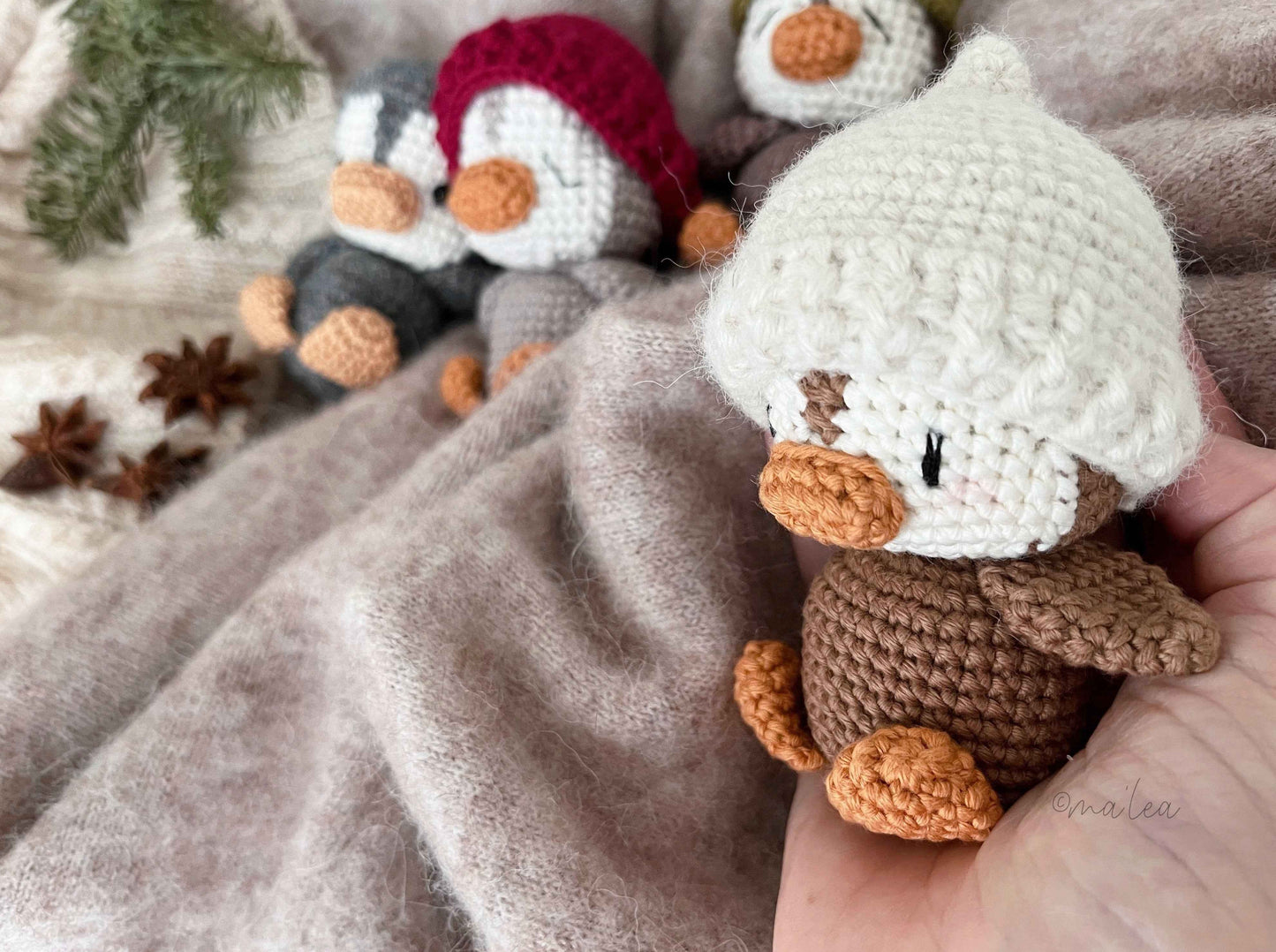 Häkelanleitung Pinguin Noé - Digitale Anleitung in Deutsch - Malea.boutique