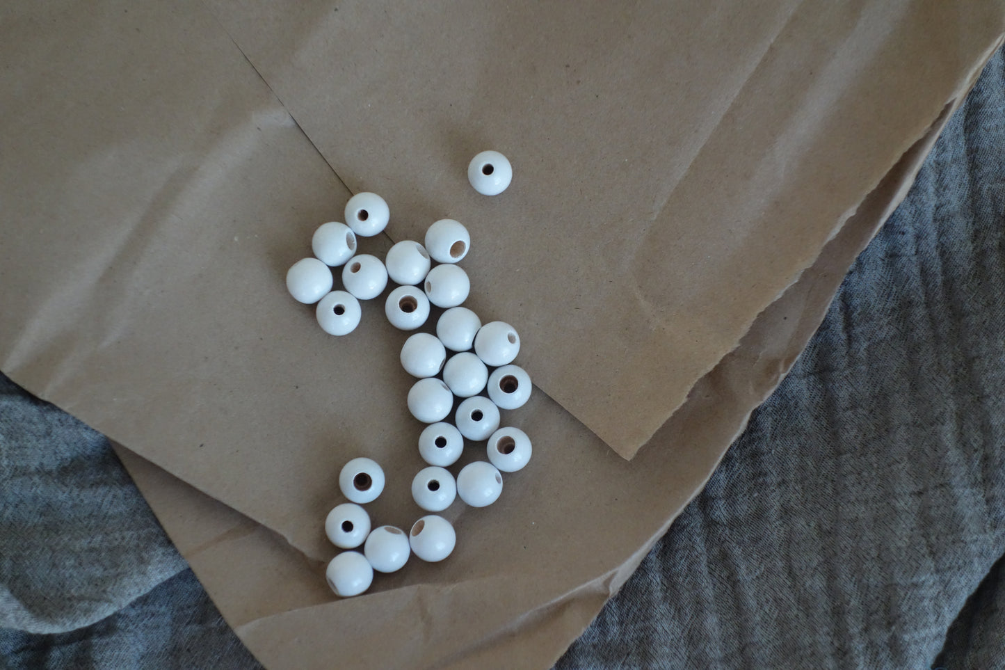 Sicherheitsperlen weiss - 10mm