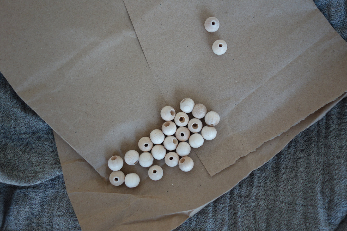 Sicherheitsperlen roh - 12mm Holzperlen malea.boutique