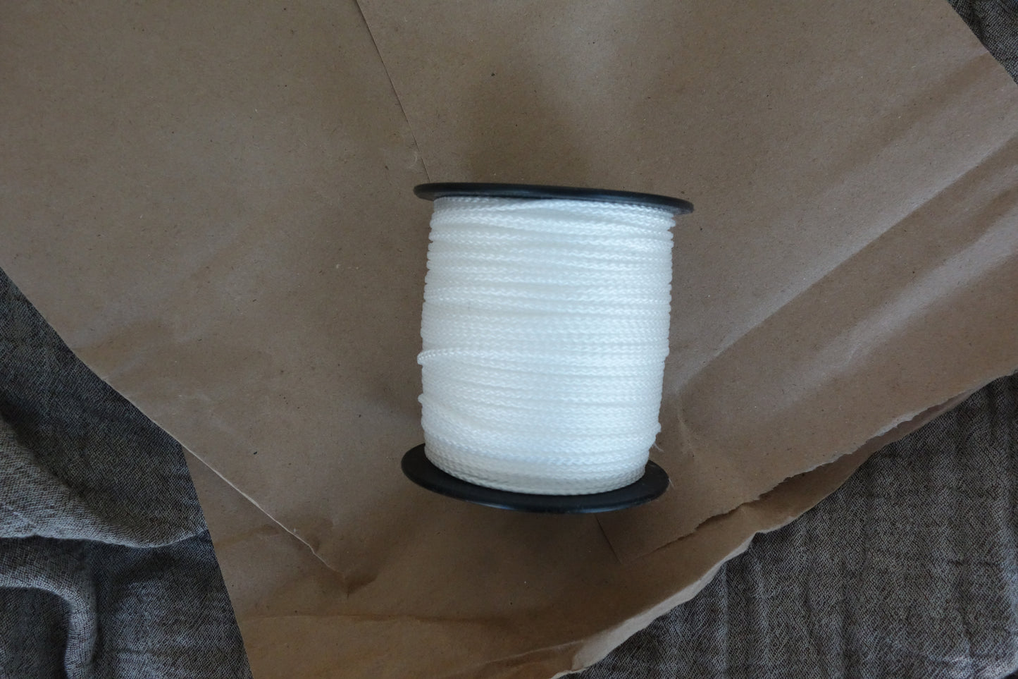 1 m PP-Polyester Schnur - weiss Fädelschnur malea.boutique
