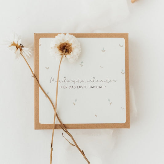 Meilensteinkarten für das erste Babyjahr Meilensteinkarten hej hanni