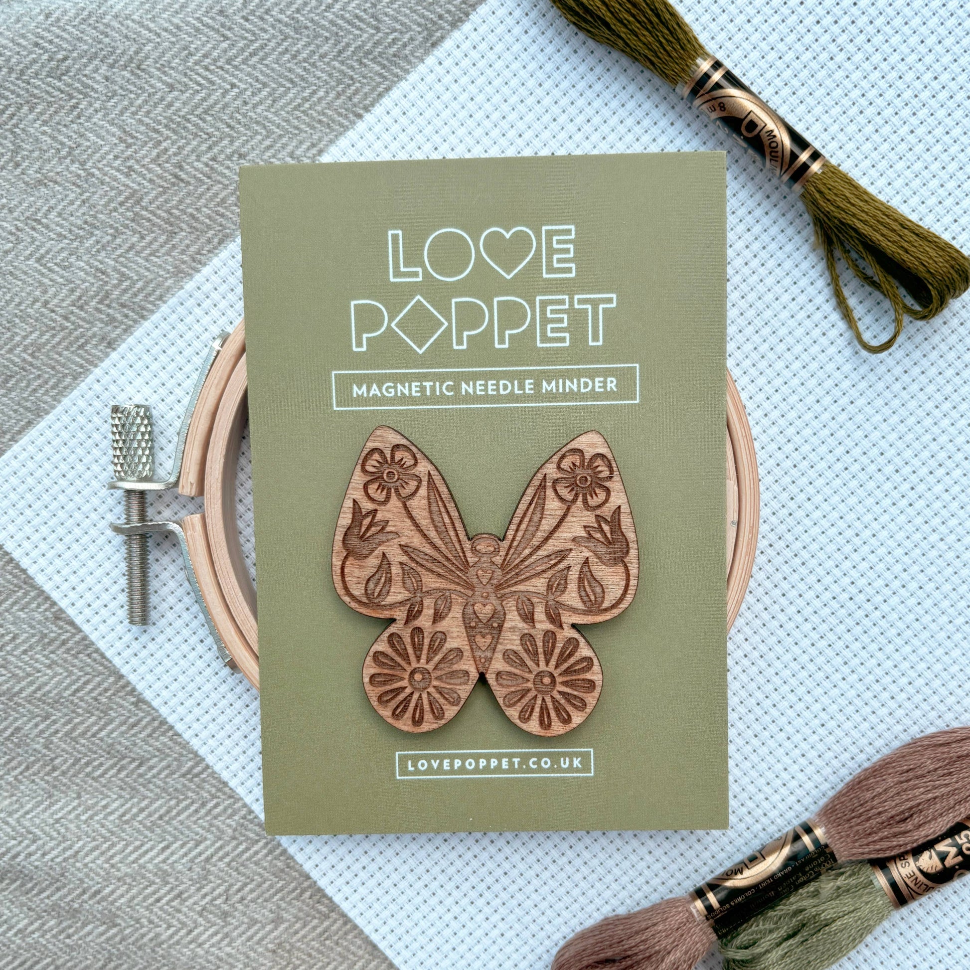 Love Poppet - Schmetterling - Magnetischer Nadelhalter Nadelhalter Love Poppet