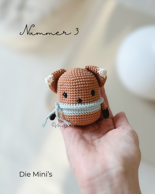 Amigurumi Häkelanleitung die Mini's mit Eulili, Entili & Fuchsili (Digital Download in Deutsch) Häkelanleitung ma'lea