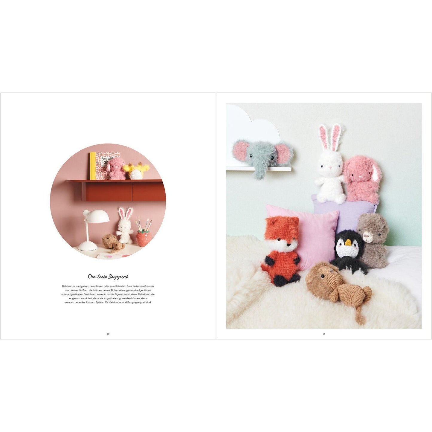Magazin "Creative Ricorumi - Furry Animals" von RICO DESIGN (DE) Häkelanleitung Rico Design