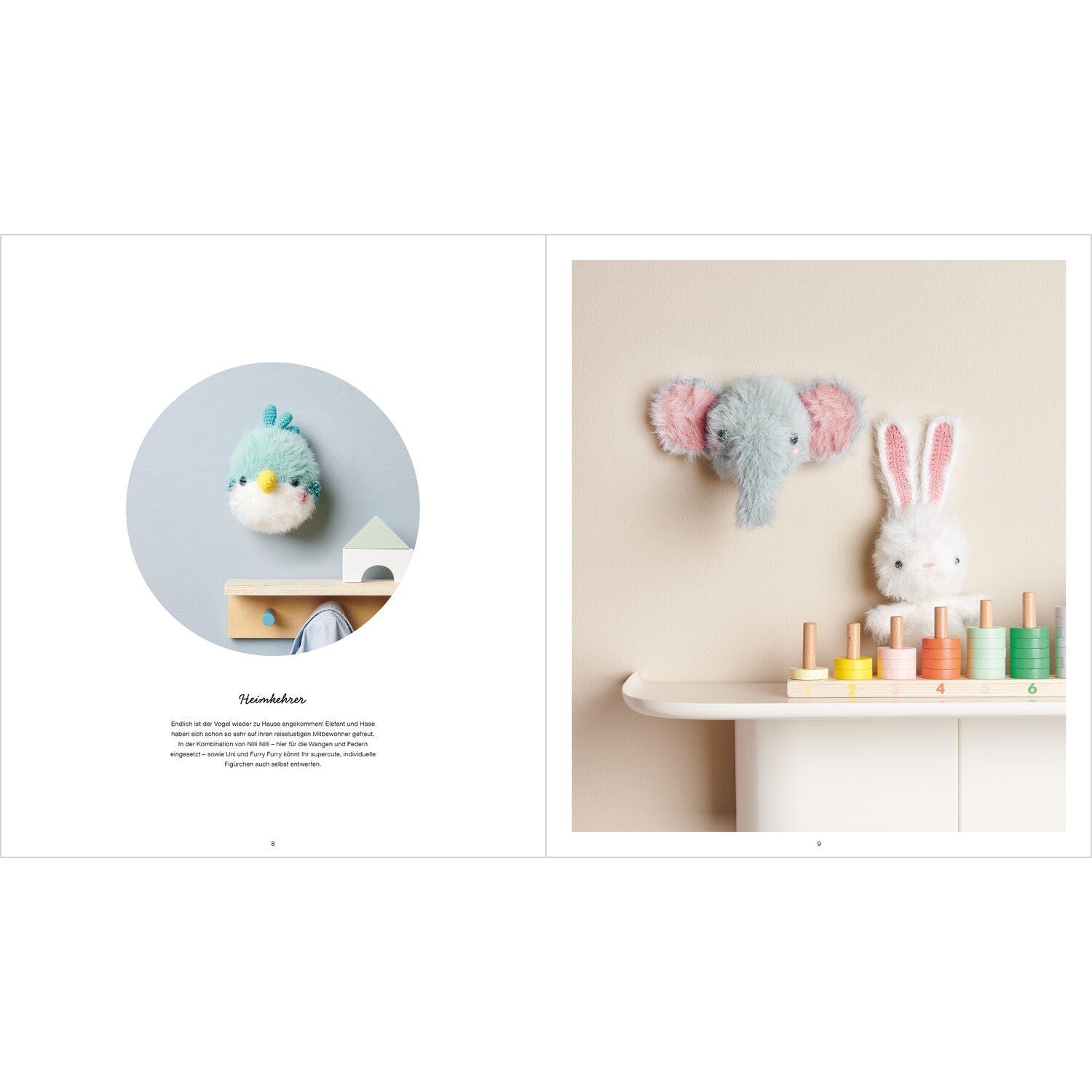 Magazin "Creative Ricorumi - Furry Animals" von RICO DESIGN (DE) Häkelanleitung Rico Design