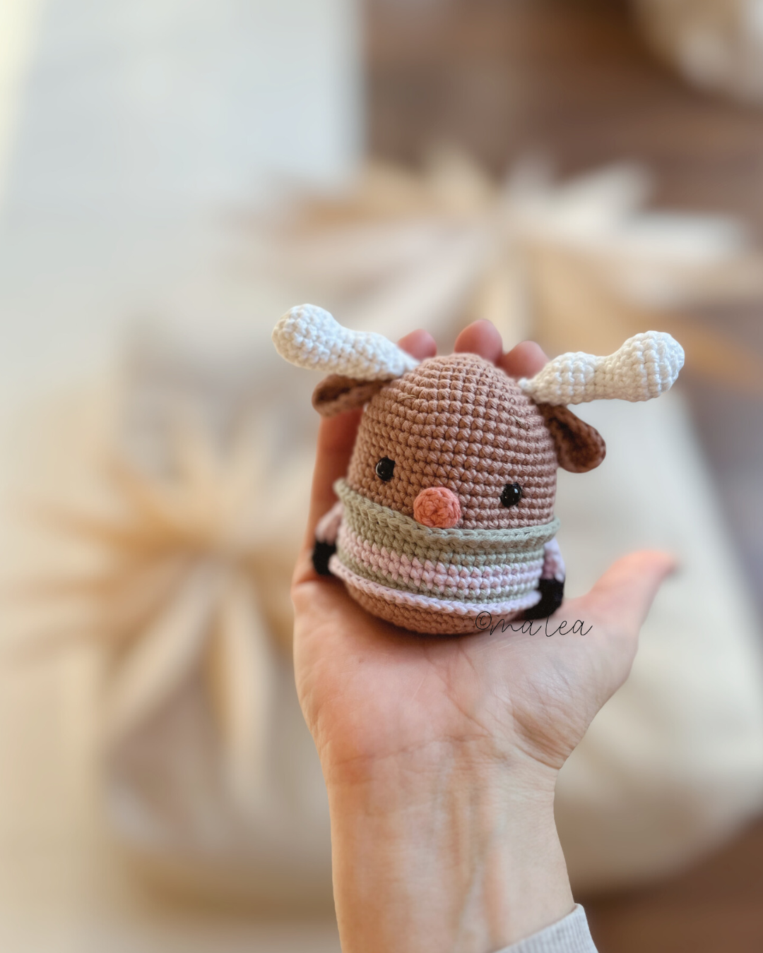 Amigurumi Häkelanleitung die Mini's mit Elchili, Schweinili & Yetili (Digital Download in Deutsch) Häkelanleitung ma'lea