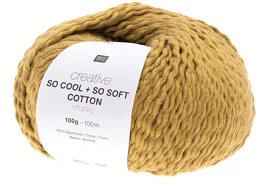 So Cool + So Soft Cotton chunky - senf