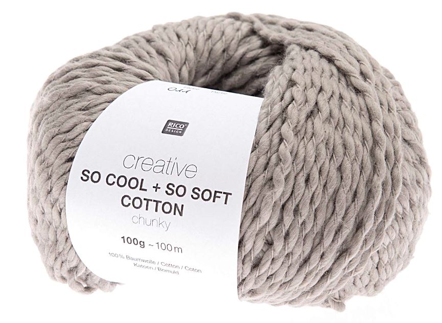 So Cool + So Soft Cotton chunky - grau
