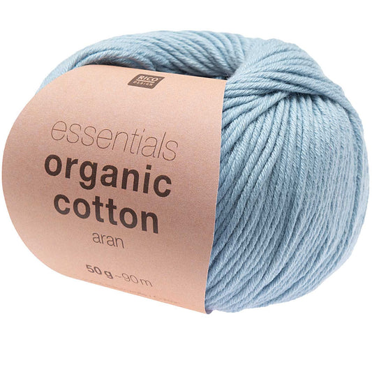 Rico Essentials Organic Cotton aran - blau