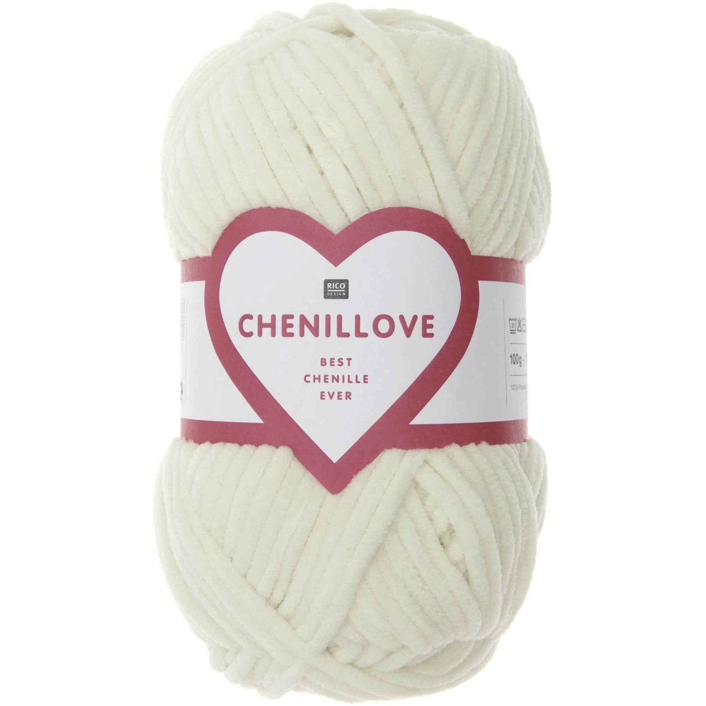 Rico Design Wolle Chenillove 100 g, natur