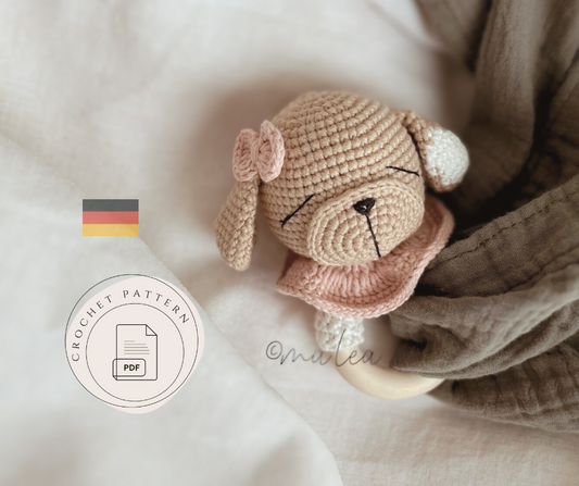 Crochet pattern for puppy Alira (digital download in German)