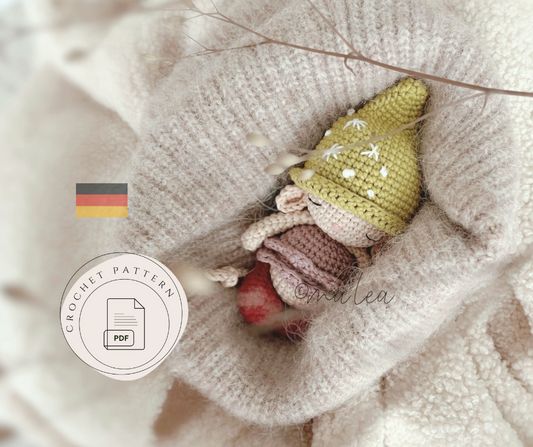 Instructions for Ella the Elf or Christmas Mouse (Digital Download in German)