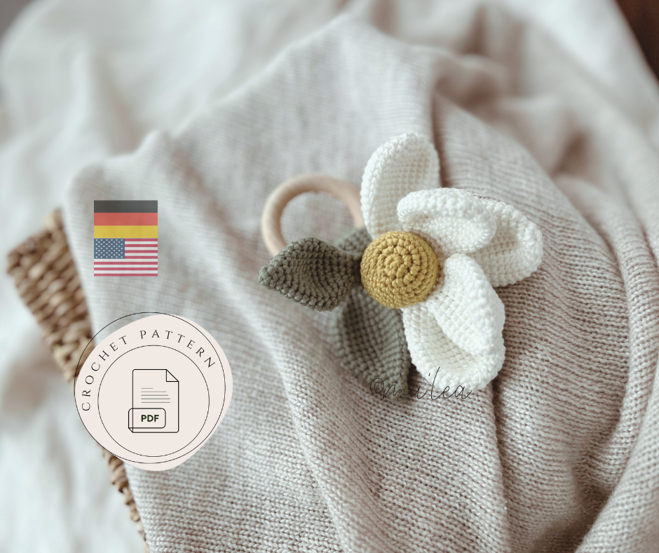 Anleitung Blumengreifling 2.0 (Digital Download in Deutsch & Englisch) Häkelanleitung ma'lea