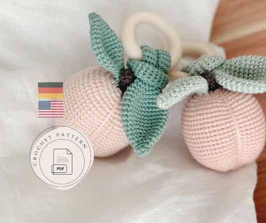 Instructions for the Peach Grasping Toy (Digital Download in German &amp; English)