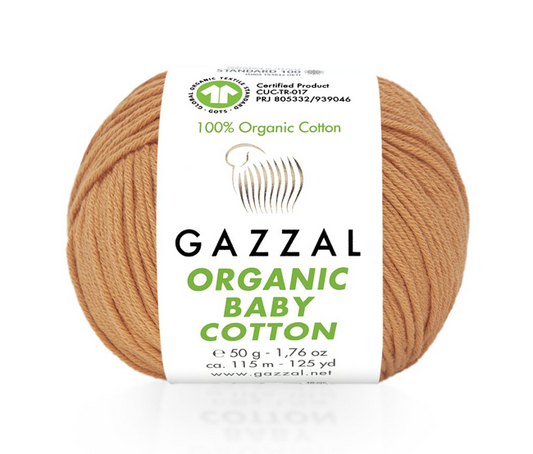 Organic Baby Cotton von Gazzal - 438 - Sandtone