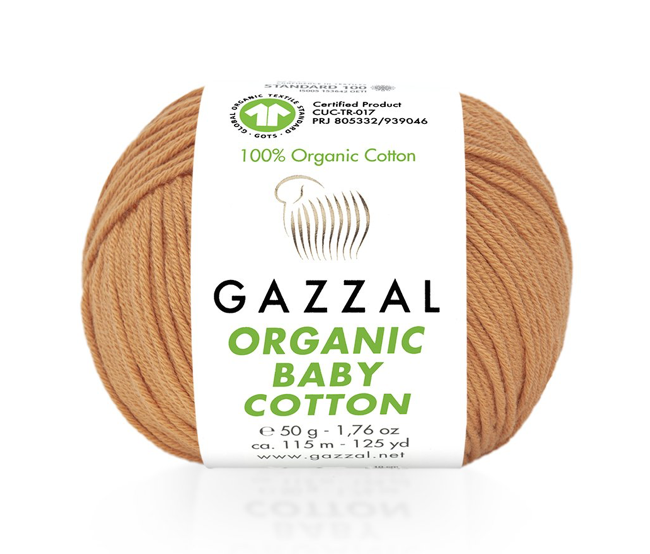 Organic Baby Cotton von Gazzal - 438 - Sandtone