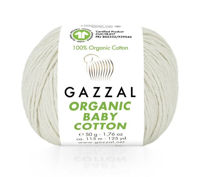 Organic Baby Cotton von Gazzal - 436 - Creme