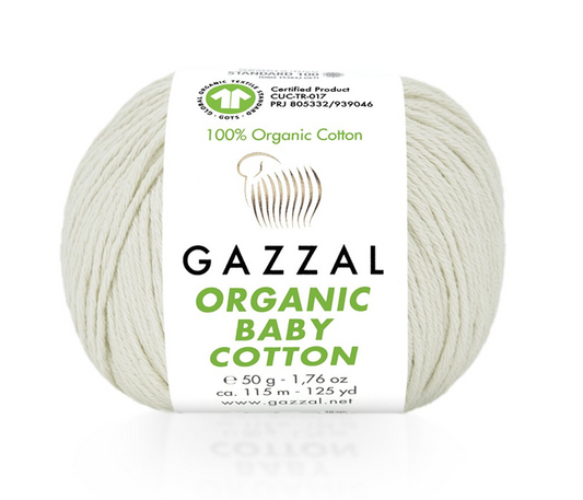 Organic Baby Cotton von Gazzal - 436 - Creme