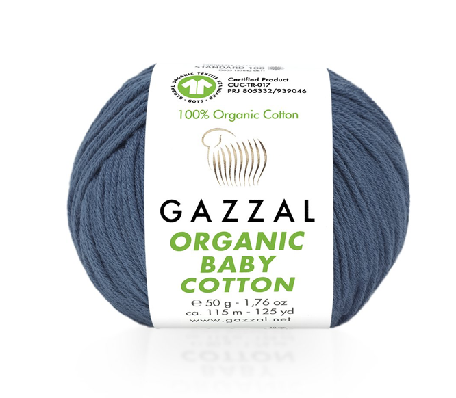 Organic Baby Cotton von Gazzal - 434 - Marineblau